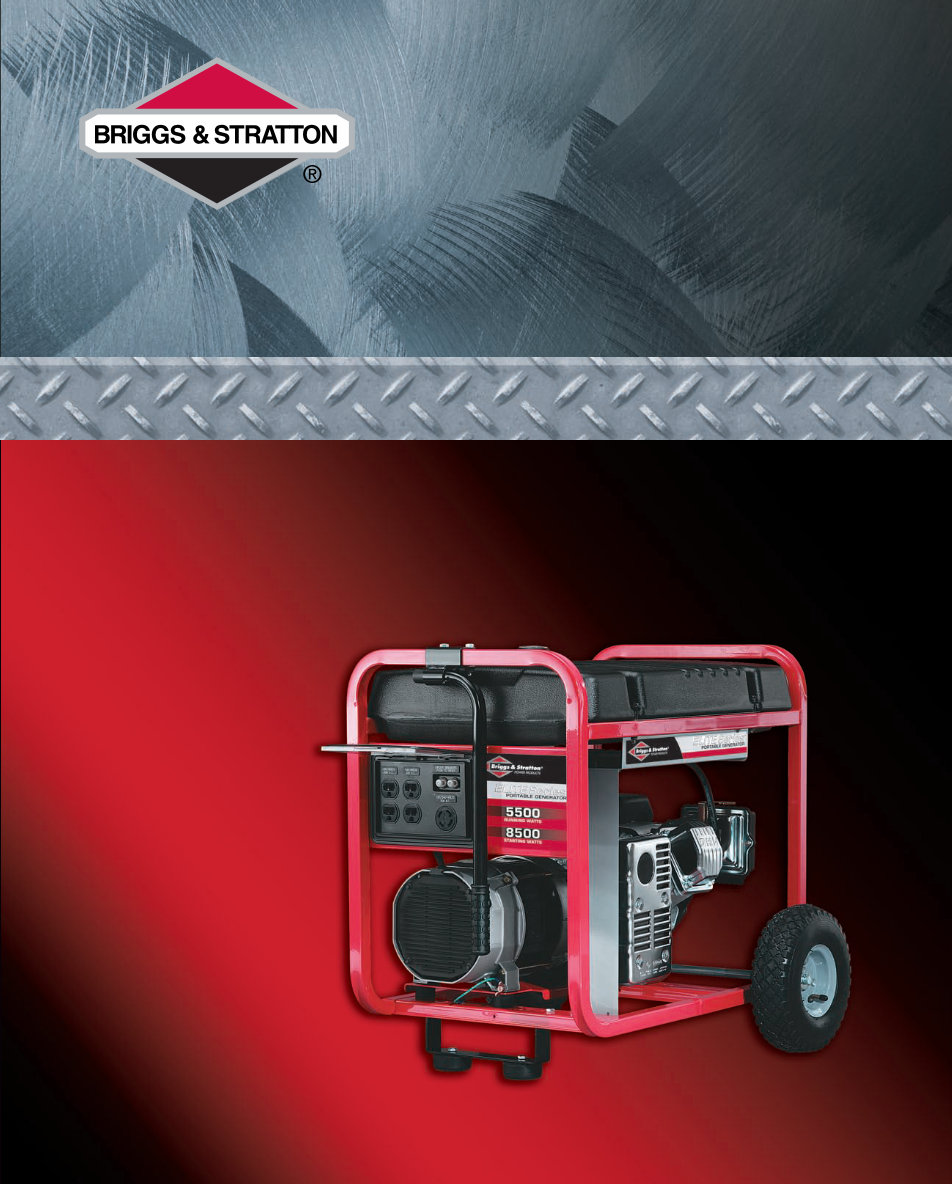 Briggs & Stratton Generator 5500 8500 Complete Workshop Service Repair Manual preview img 1