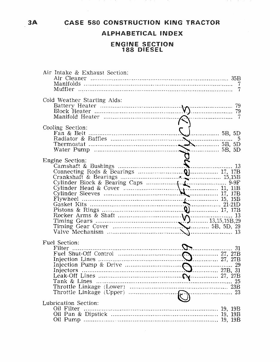 1966-1971 Case 580 CK Construction King & 33 Loader & 33s Backhoe Parts Catalog preview img 6
