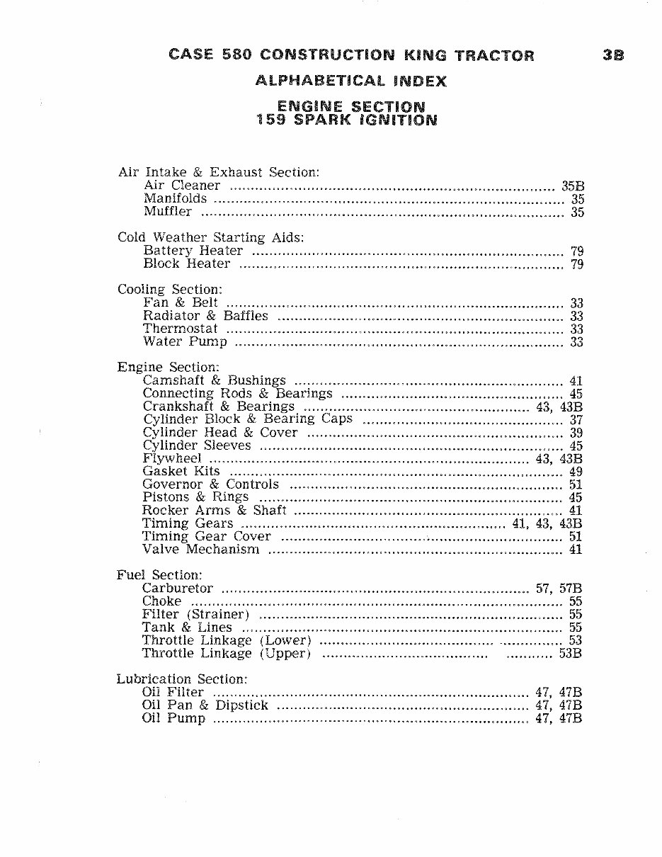1966-1971 Case 580 CK Construction King & 33 Loader & 33s Backhoe Parts Catalog preview img 7