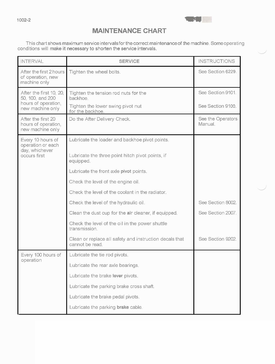 CASE Tractor 580D 580 CK Loader BACKHOE DIGGER Workshop Repair Service Manual preview img 8