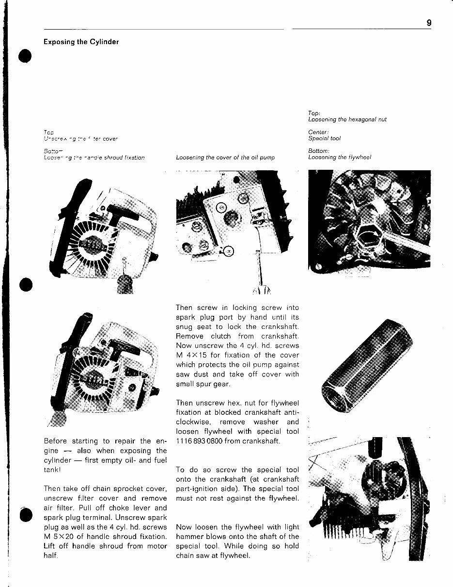 Stihl 015 015L Chainsaw Service Repair Workshop Manual preview img 10