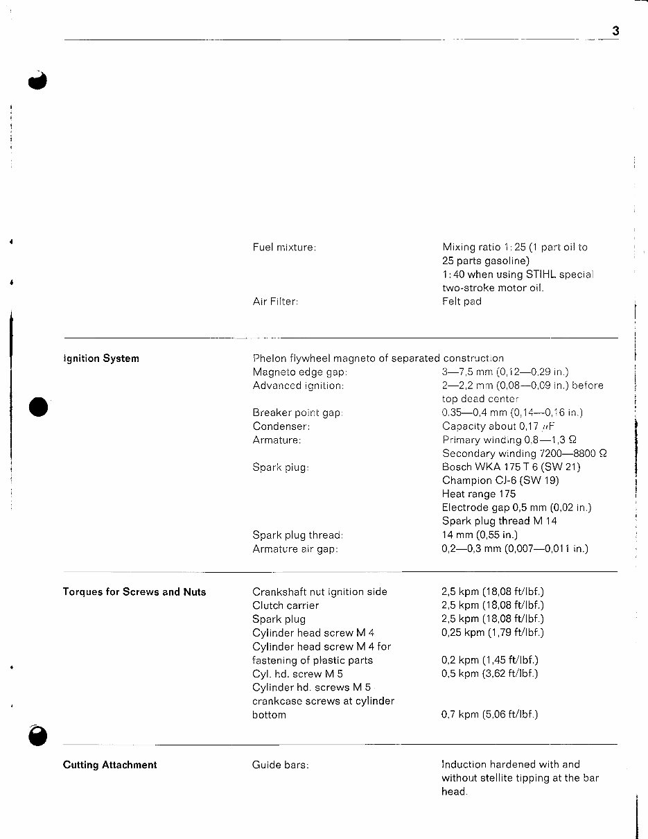 Stihl 015 015L Chainsaw Service Repair Workshop Manual preview img 4