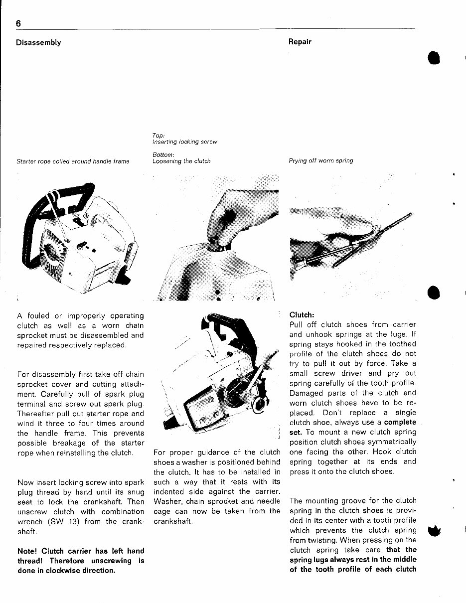 Stihl 015 015L Chainsaw Service Repair Workshop Manual preview img 7