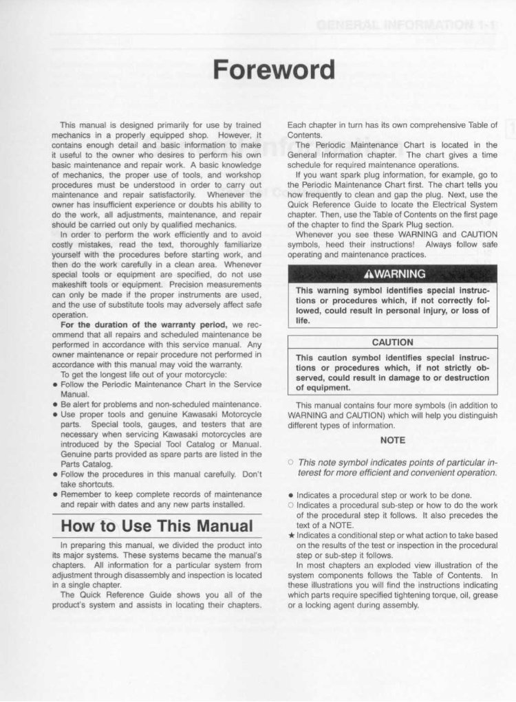 2001-2008 Kawasaki ZRX1200R Service & Repair Manual preview img 4