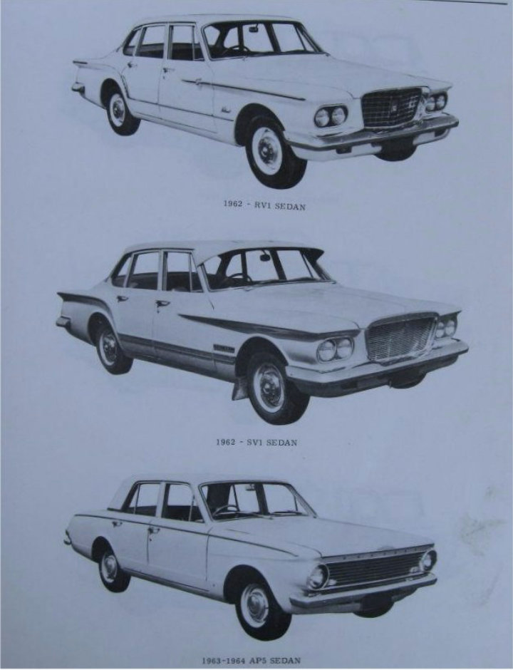 1962-1969 Chrysler Valiant R S AP5 AP6 VC VE VF Pacer Parts Catalog preview img 3