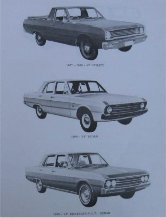 1962-1969 Chrysler Valiant R S AP5 AP6 VC VE VF Pacer Parts Catalog preview img 7
