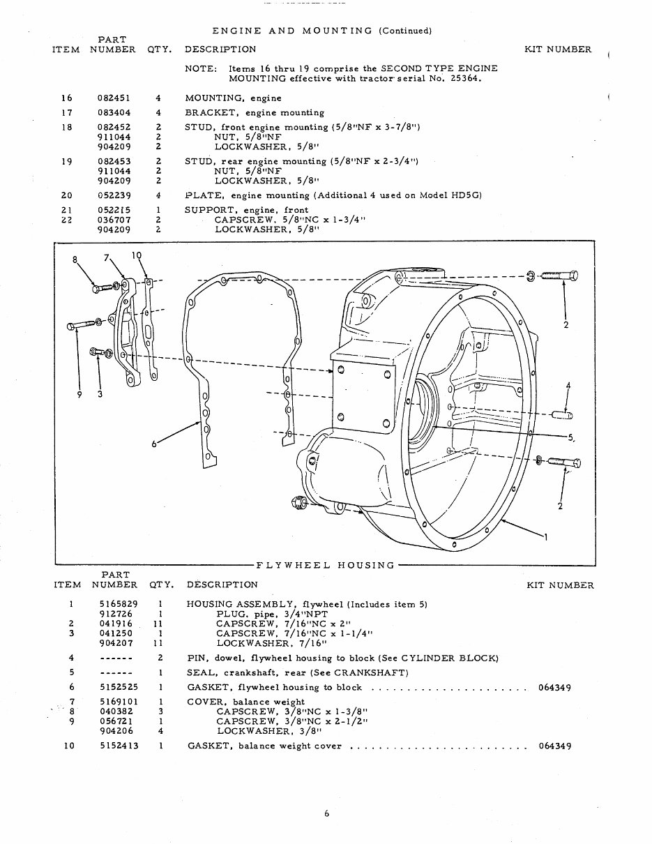 ALLIS CHALMERS HD5 Crawler Tractor Parts Manual preview img 6