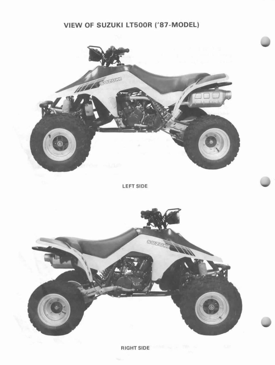 1987-1990 Suzuki LT500R Quadzilla Service & Repair Manual preview img 4