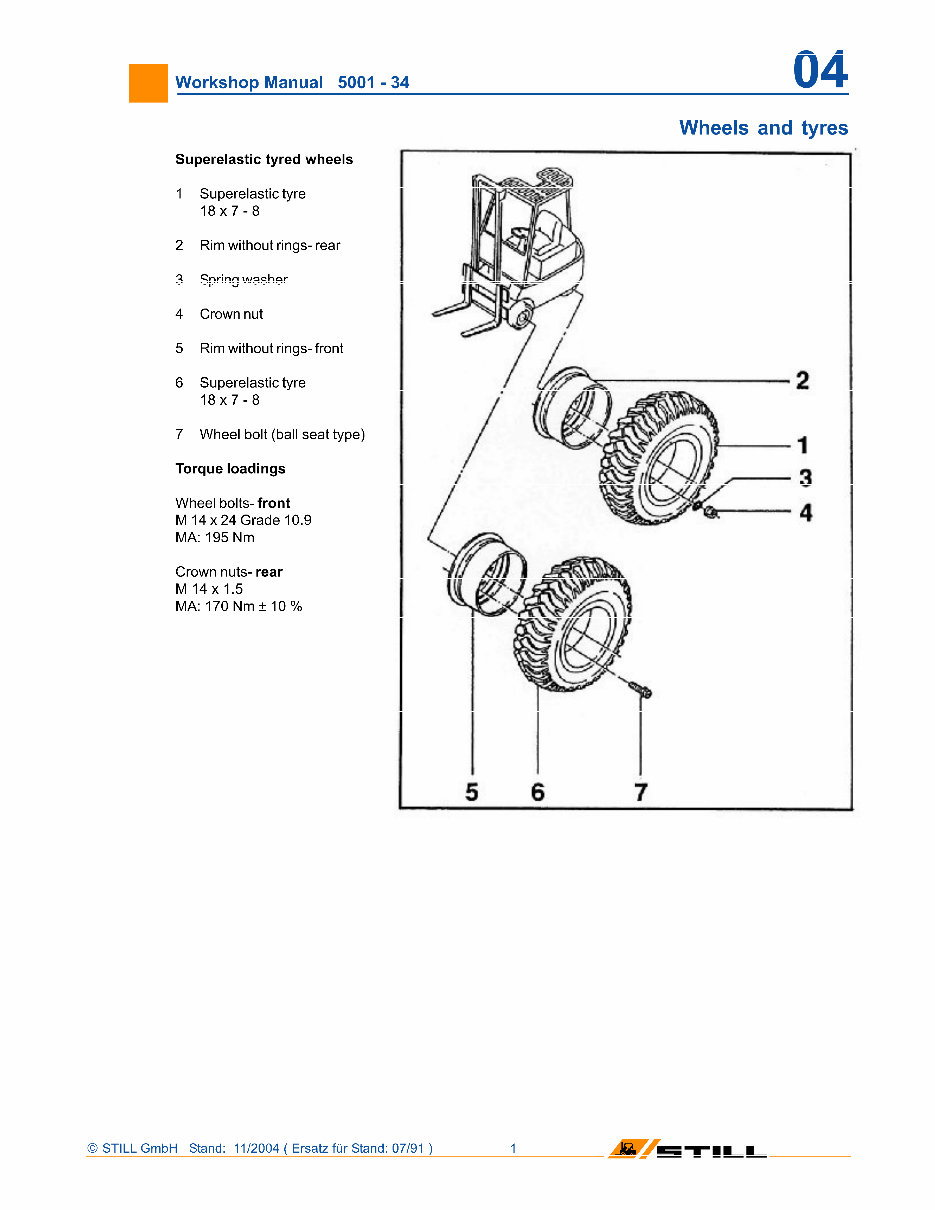 Still R50-10, R50-12, R50-15, R50-16 Electric Fork Truck Service Repair Workshop Manual preview img 8