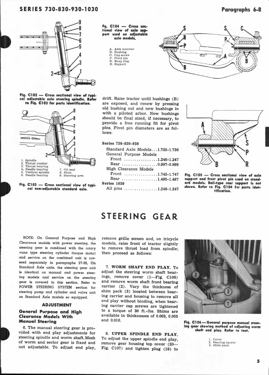 Case 730, 830 & 930 Tractor FACTORY Service Repair Manual - IMPROVED - preview img 5