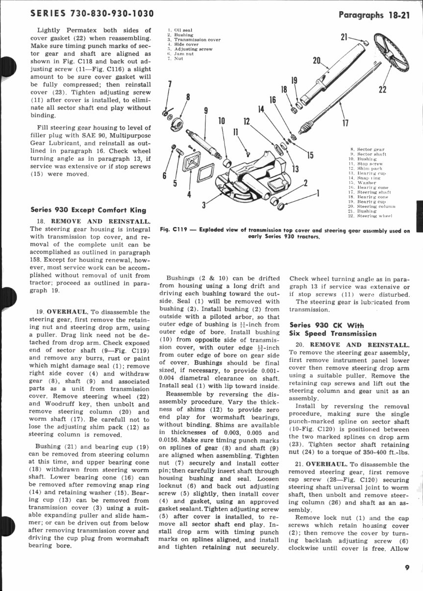 Case 730, 830 & 930 Tractor FACTORY Service Repair Manual - IMPROVED - preview img 9