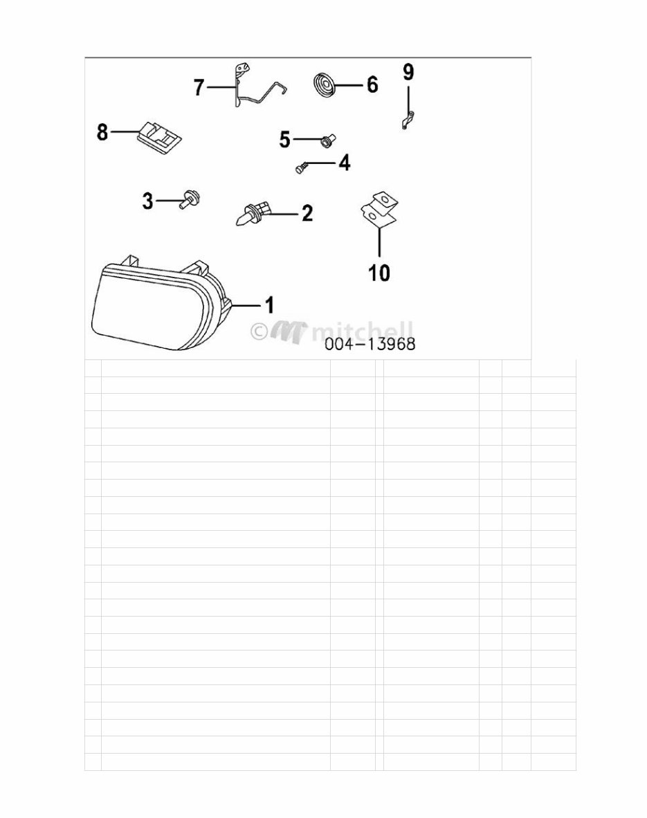 2005 - 2010 Chrysler 300 Parts LIST CATALOG preview img 8