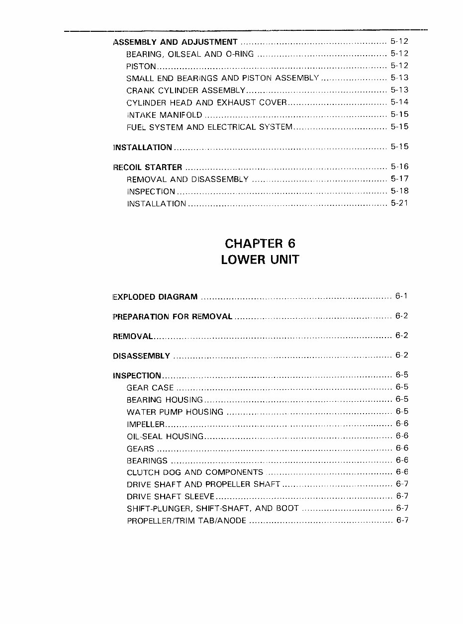 1988-1989 YAMAHA 20 25HP 2-STROKE OUTBOARD Repair Manual preview img 8
