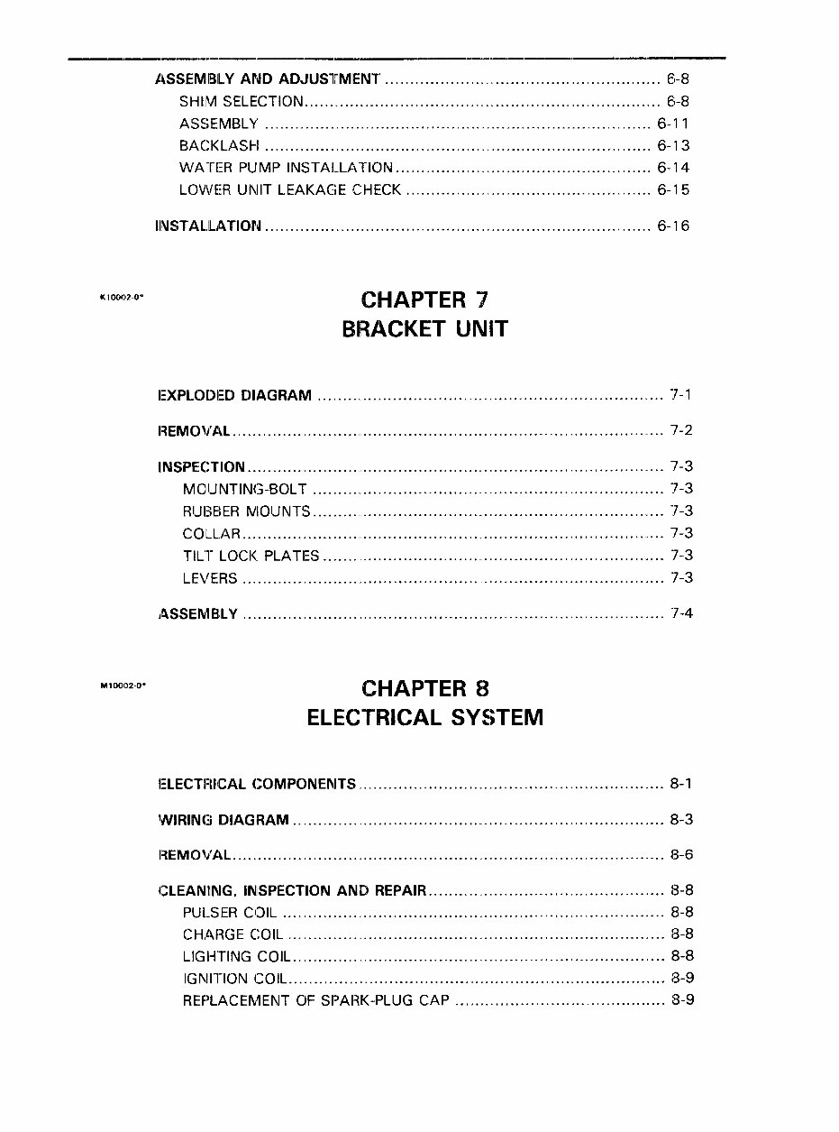 1988-1989 YAMAHA 20 25HP 2-STROKE OUTBOARD Repair Manual preview img 9