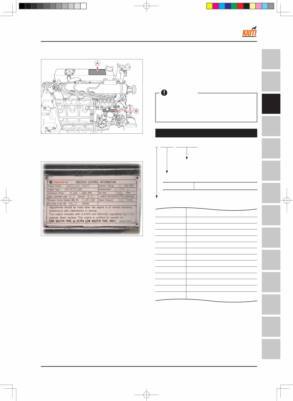 Kioti Daedong RX6010C, RX6010PC Tractors OEM Service & Repair Manual preview img 3