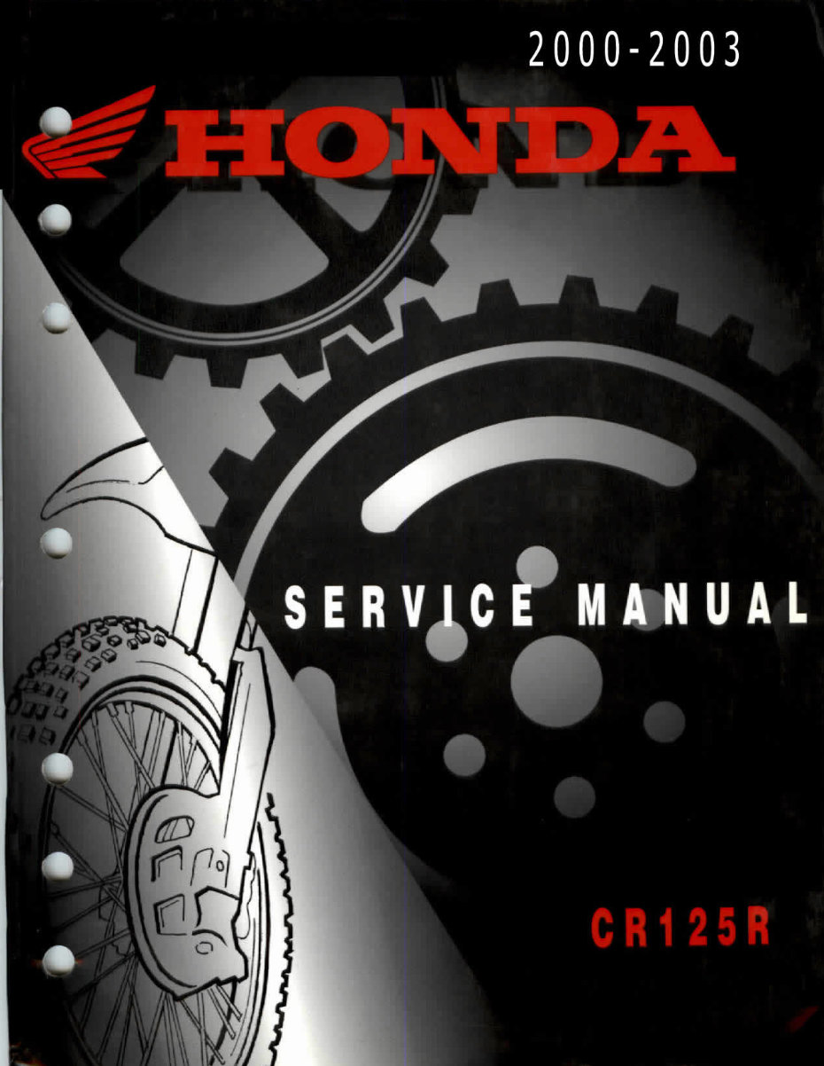 2000-2003 Honda CR125R Service & Repair Manual preview img 1