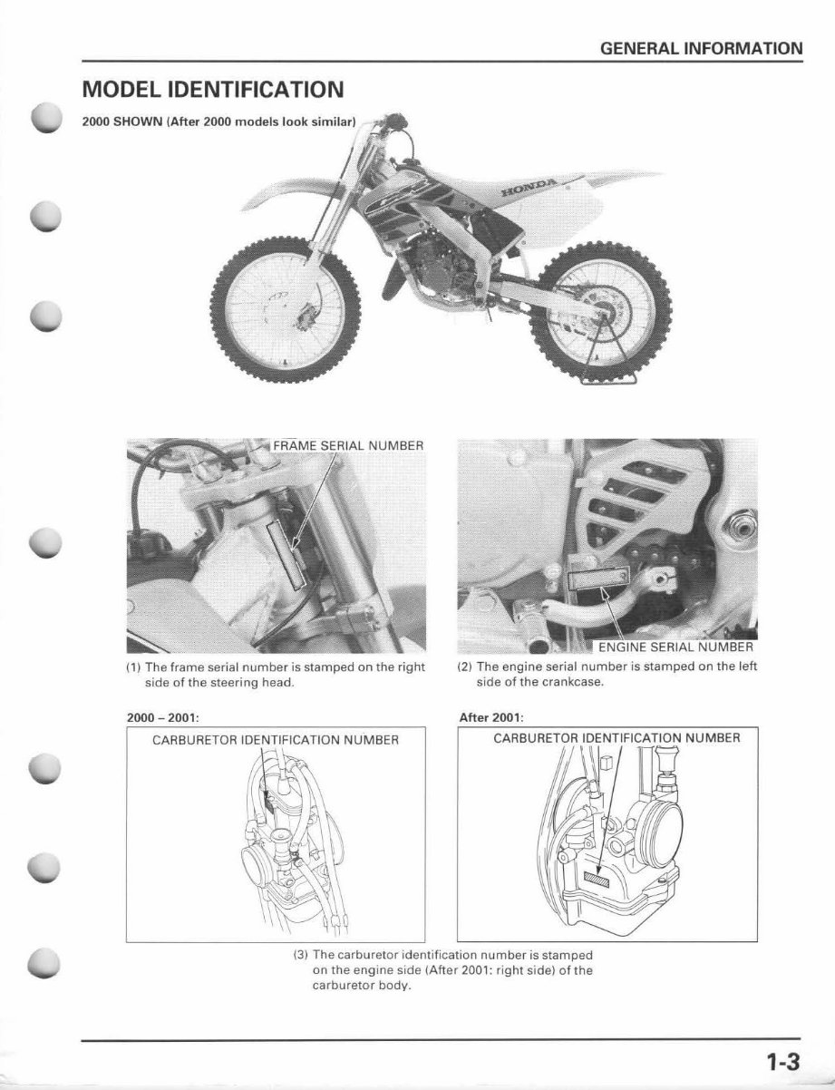 2000-2003 Honda CR125R Service & Repair Manual preview img 7