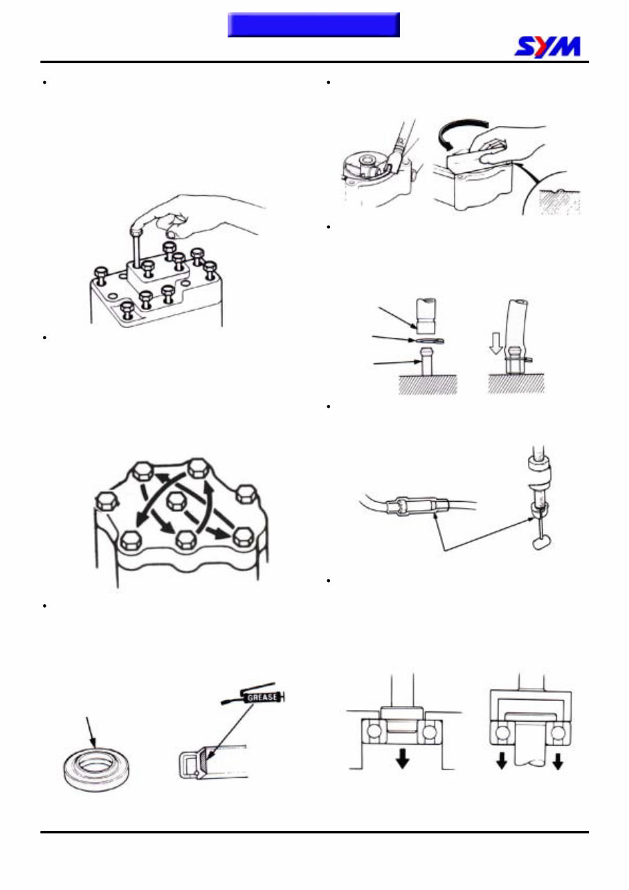 SYM HD200 HD 200 Scooter Bike Workshop Repair Service Manual preview img 9