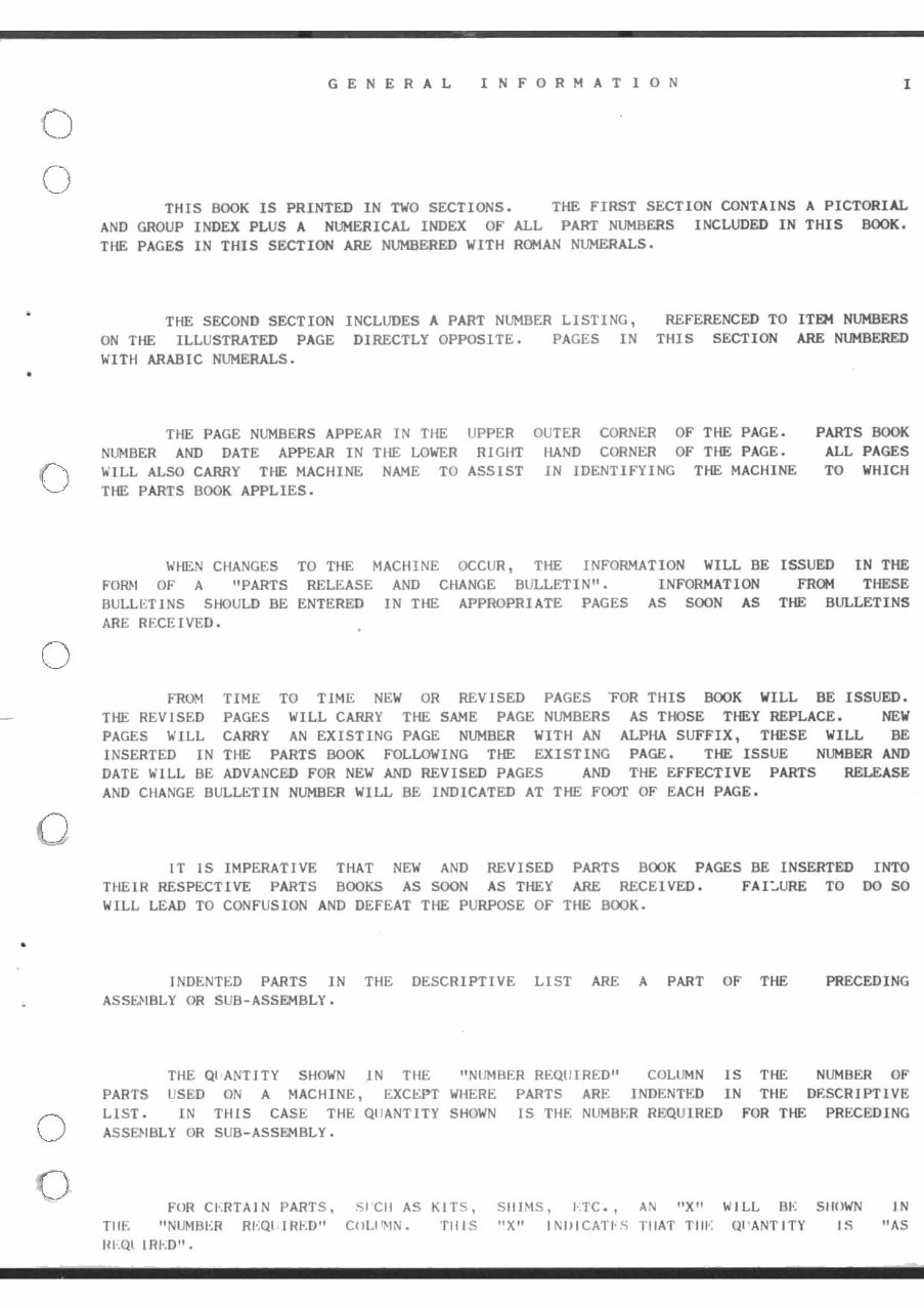 Massey Ferguson 165 Tractor parts catalog manual preview img 2