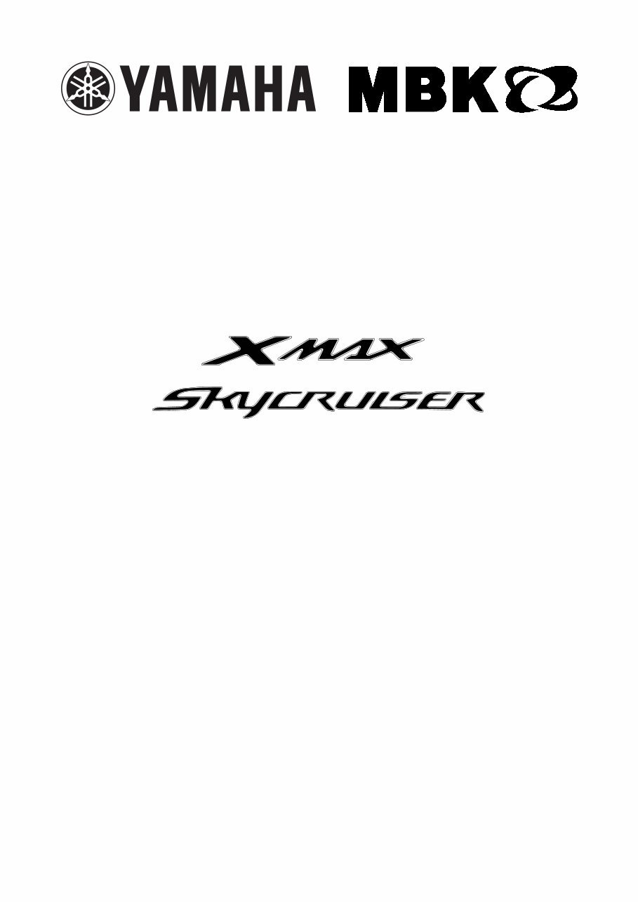 2005-2012 Yamaha YP250R XMAX X Max 250 Scooter Service & Repair Manual preview img 1
