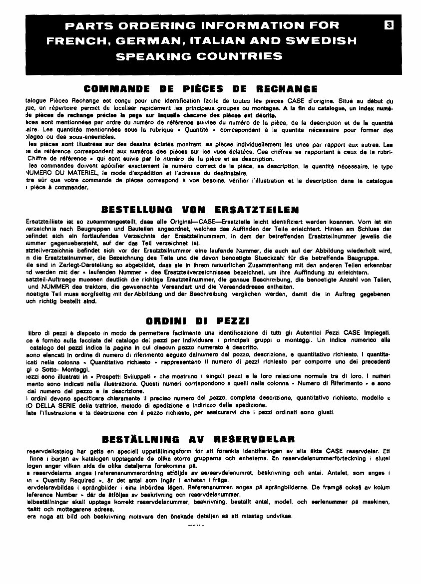 CASE 580C CONSTRUCTION KING BACKHOE Parts Catalog Manual preview img 4