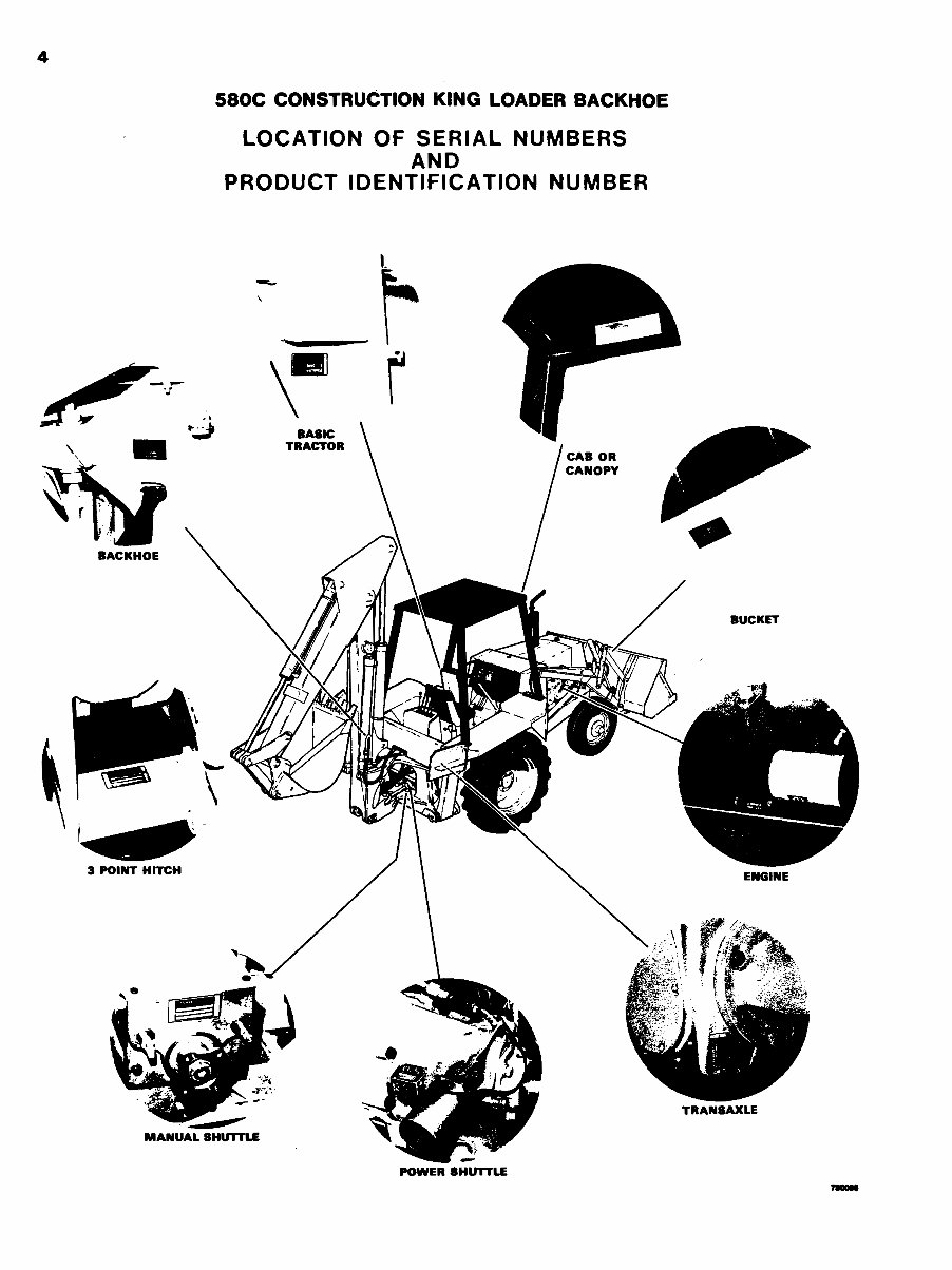 CASE 580C CONSTRUCTION KING BACKHOE Parts Catalog Manual preview img 5