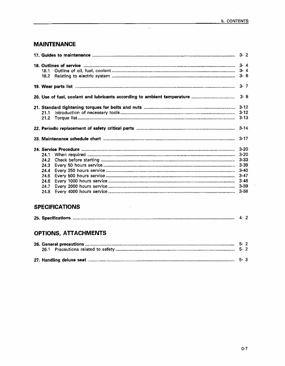 KOMATSU D41E-6 D41P-6 BULLDOZER Operation Maintenance Manual preview img 8