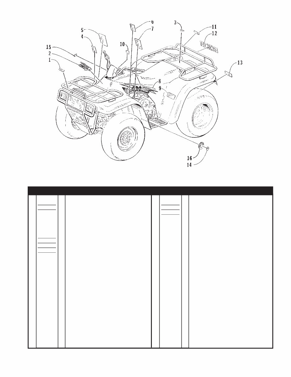 ARCTIC CAT 400 500 4X4 ATV Replacement Parts Manual 1998 preview img 4
