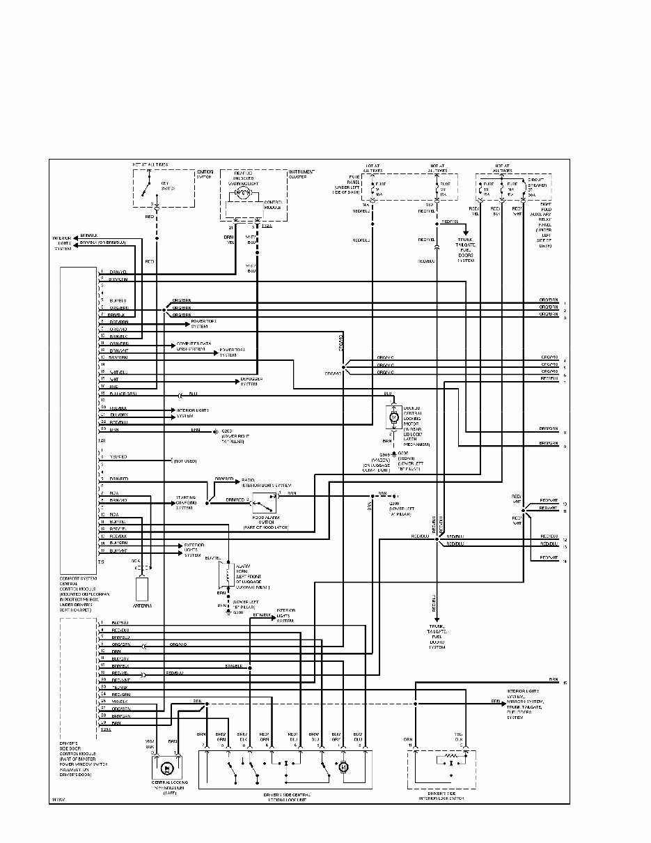 2001 Volkswagen VW Passat Electrical Wiring Diagrams Manual preview img 5