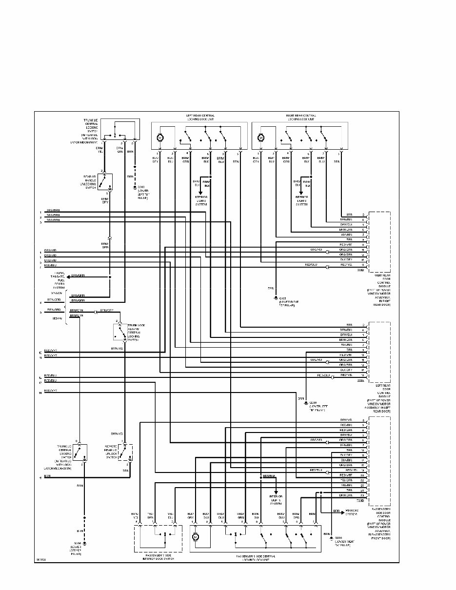 2001 Volkswagen VW Passat Electrical Wiring Diagrams Manual preview img 6