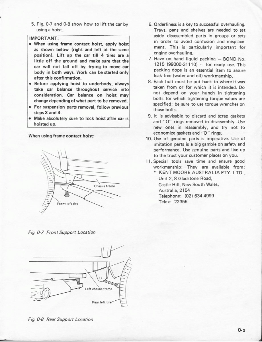 1985-1987 Suzuki Sierra Holden Drover QB Series repair manual preview img 7
