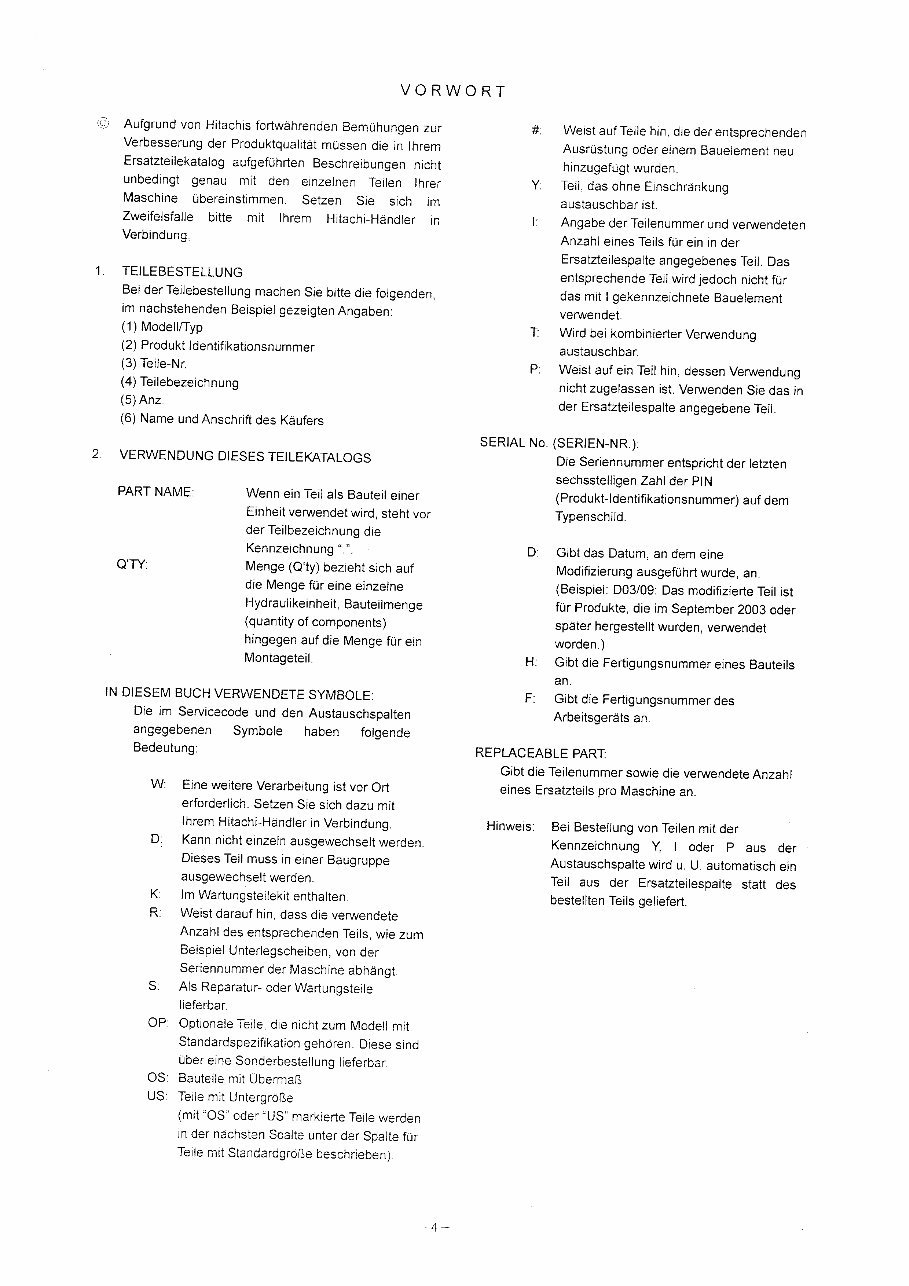 Hitachi Zaxis 200 200LC Parts Catalog preview img 8