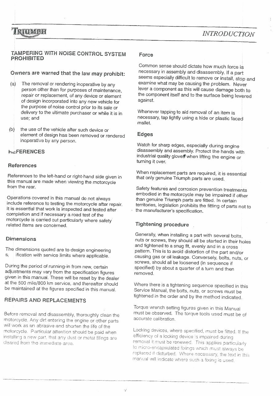 Triumph Speed 4 TT600 Motorcycle Complete Workshop Service Repair Manual 2000 2001 2002 2003 2004 2005 2006 preview img 4