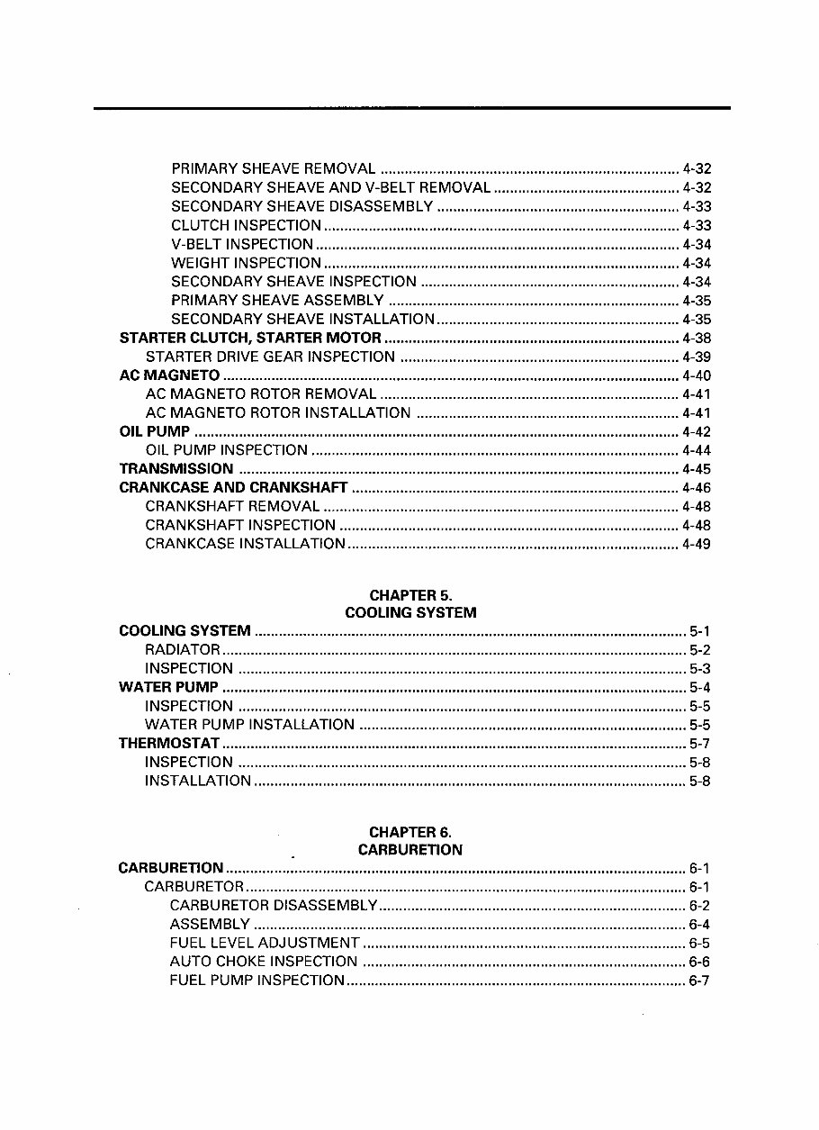 2005-2012 Yamaha YP125 YP125E Majesty Service & Repair Manual preview img 9