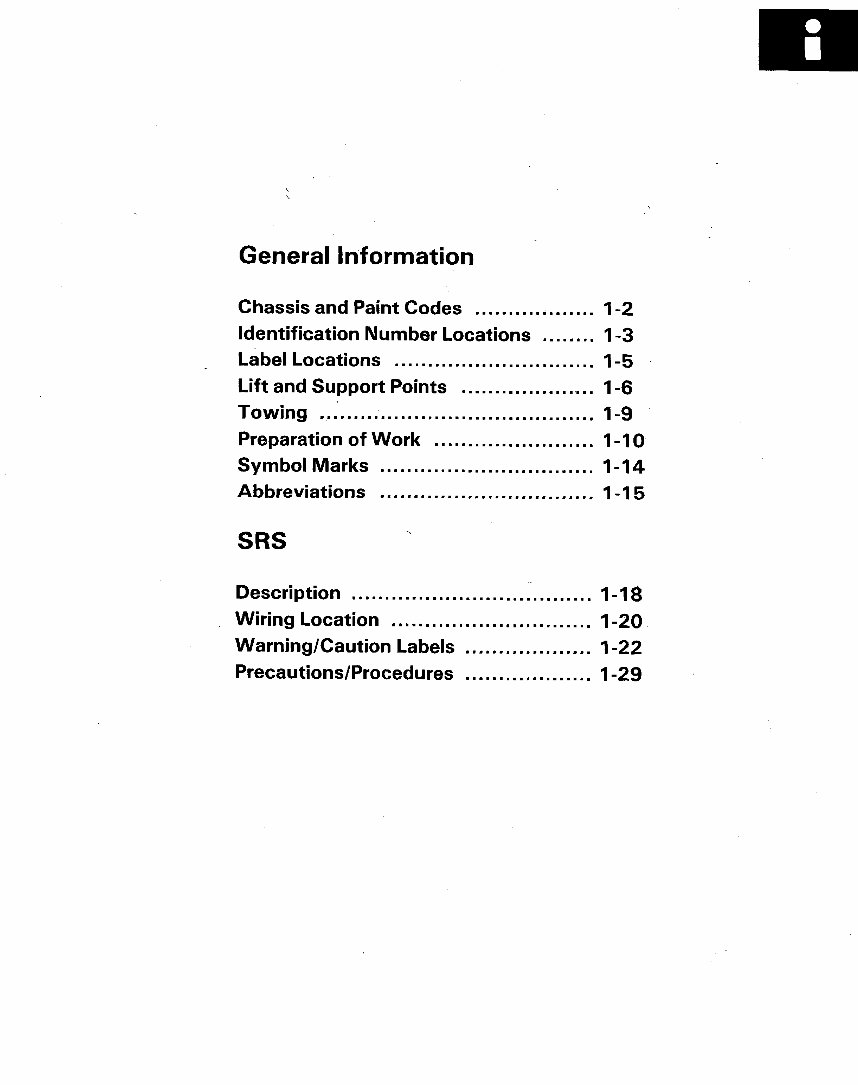 1991-1995 Acura Legend Service & Repair Manual preview img 2