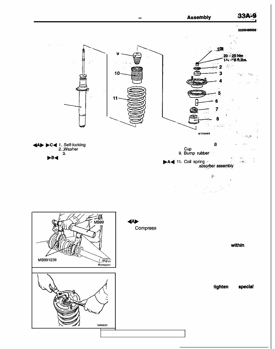 1992-1996 Mitsubishi Lancer Evolution I, II, III Service & Repair Manual preview img 9