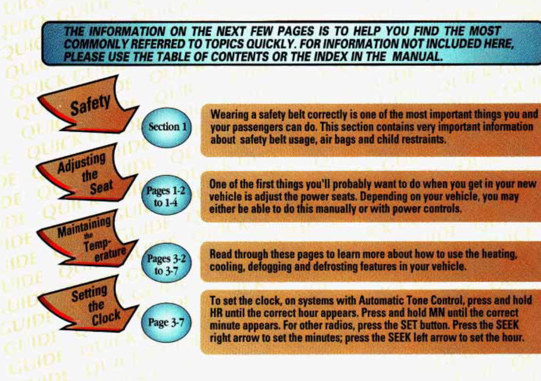 1998 GMC Sierra Owners Manual preview img 4