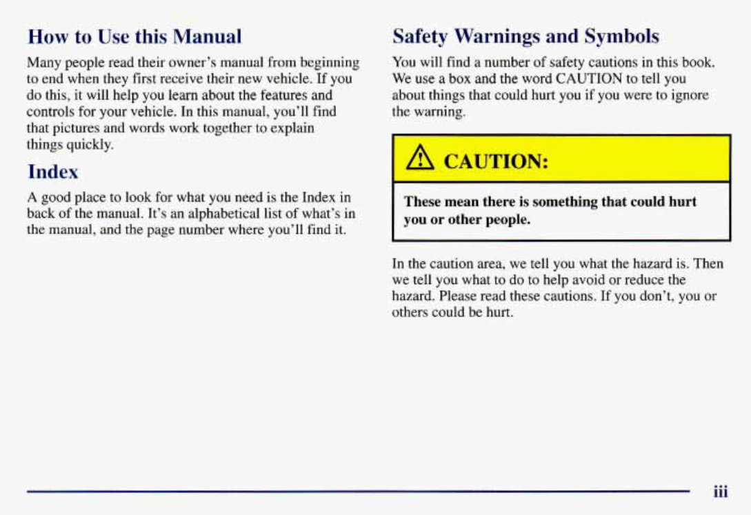 1998 GMC Sierra Owners Manual preview img 9
