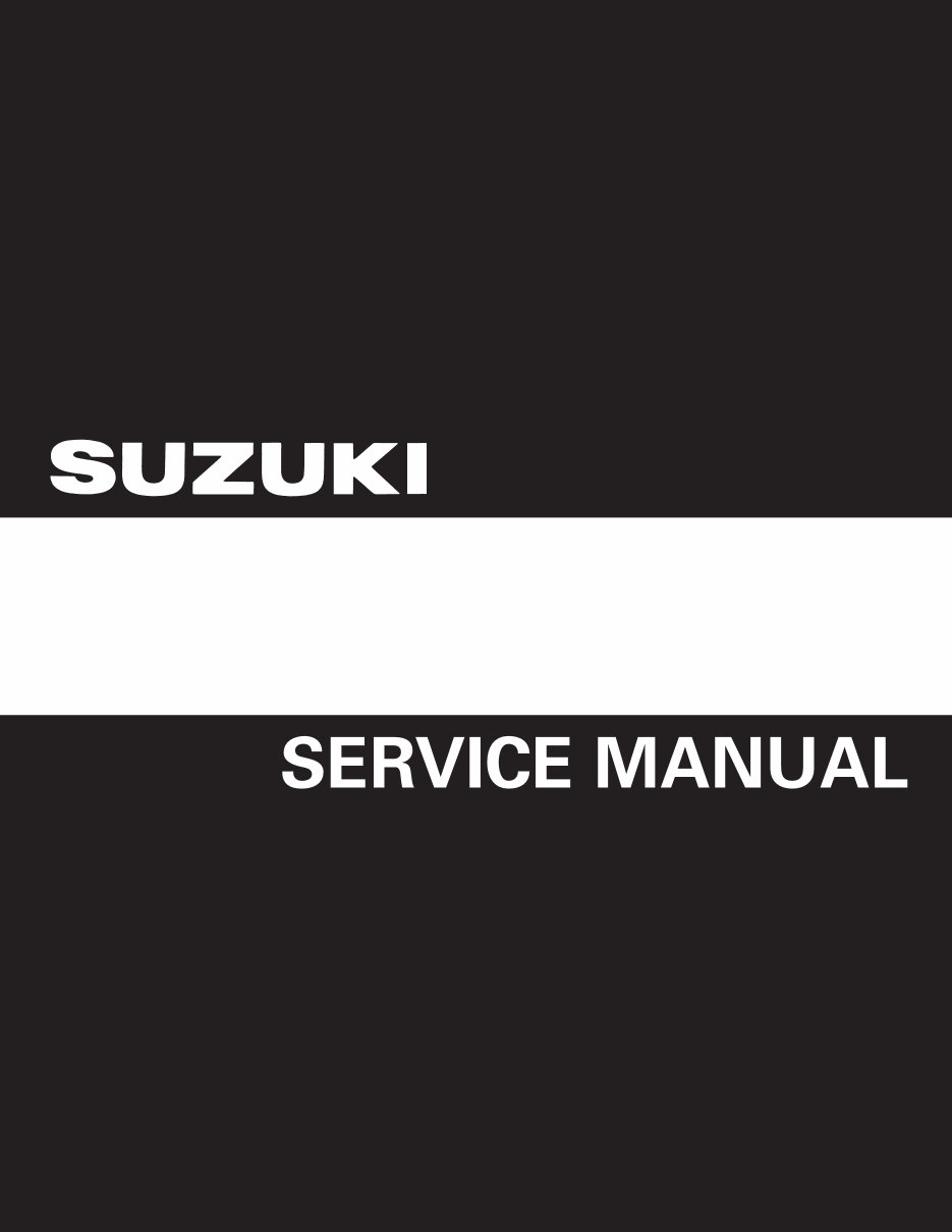 2006-2014 SUZUKI VZR1800 Service Manual preview img 1