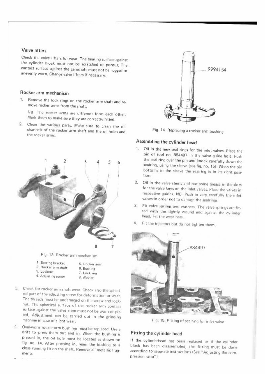 VOLVO PENTA MD1B MD2B MD3B Marine Diesel Workshop Manual preview img 10