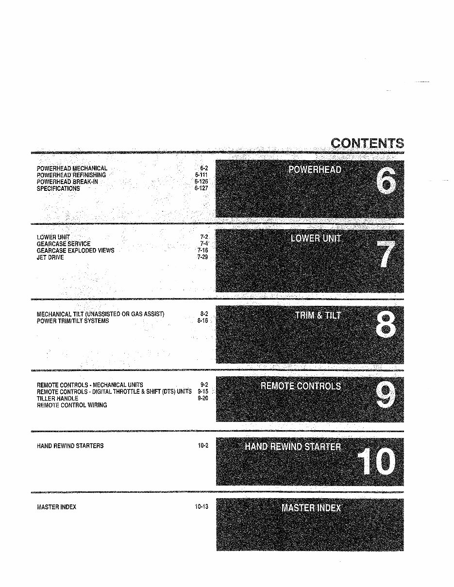 2005-2012 Mercury Outboard 2.5HP-350HP 1-4 Cylinder 4 Stroke V6 V8 Service & Repair Manual preview img 3