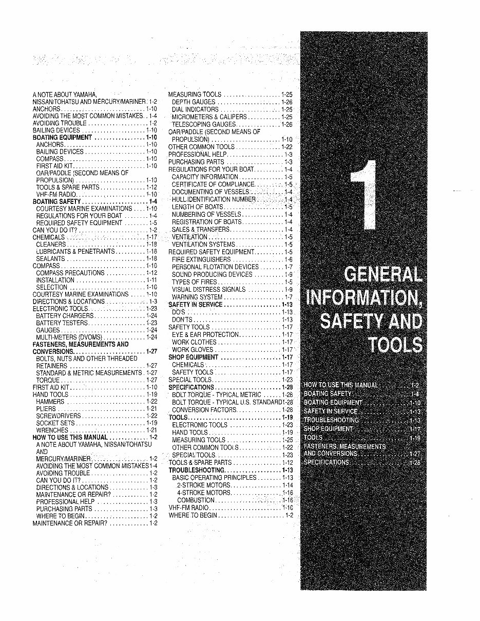 2005-2012 Mercury Outboard 2.5HP-350HP 1-4 Cylinder 4 Stroke V6 V8 Service & Repair Manual preview img 6