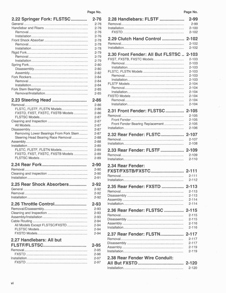 Harley Davidson Softail 2007 Repair Service Manual preview img 7