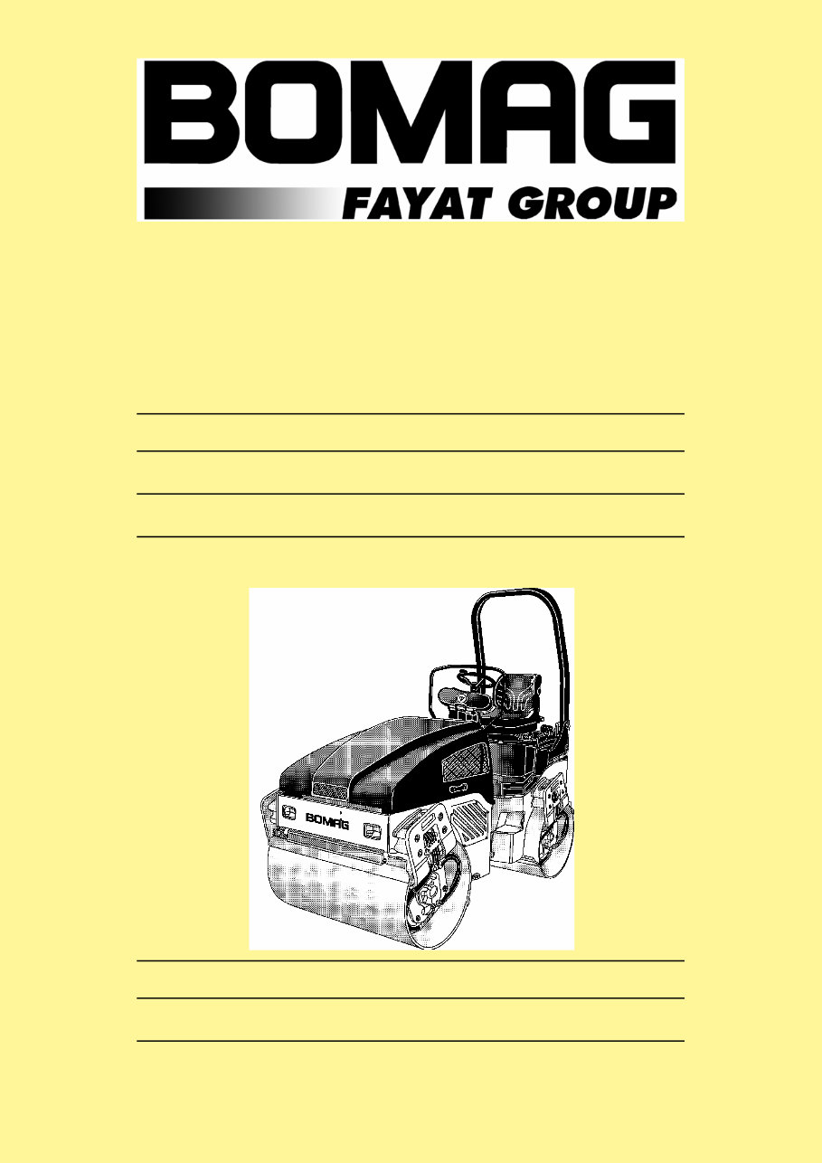 Bomag BW 120 AD-4 Repair Service Manual preview img 1