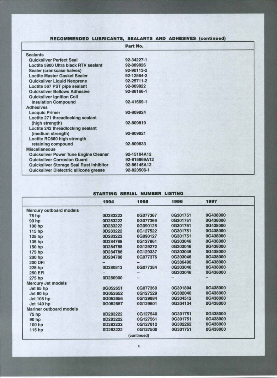 1994-1997 Mercury Mariner 75HP-275HP Outboard Service & Repair Manual preview img 2