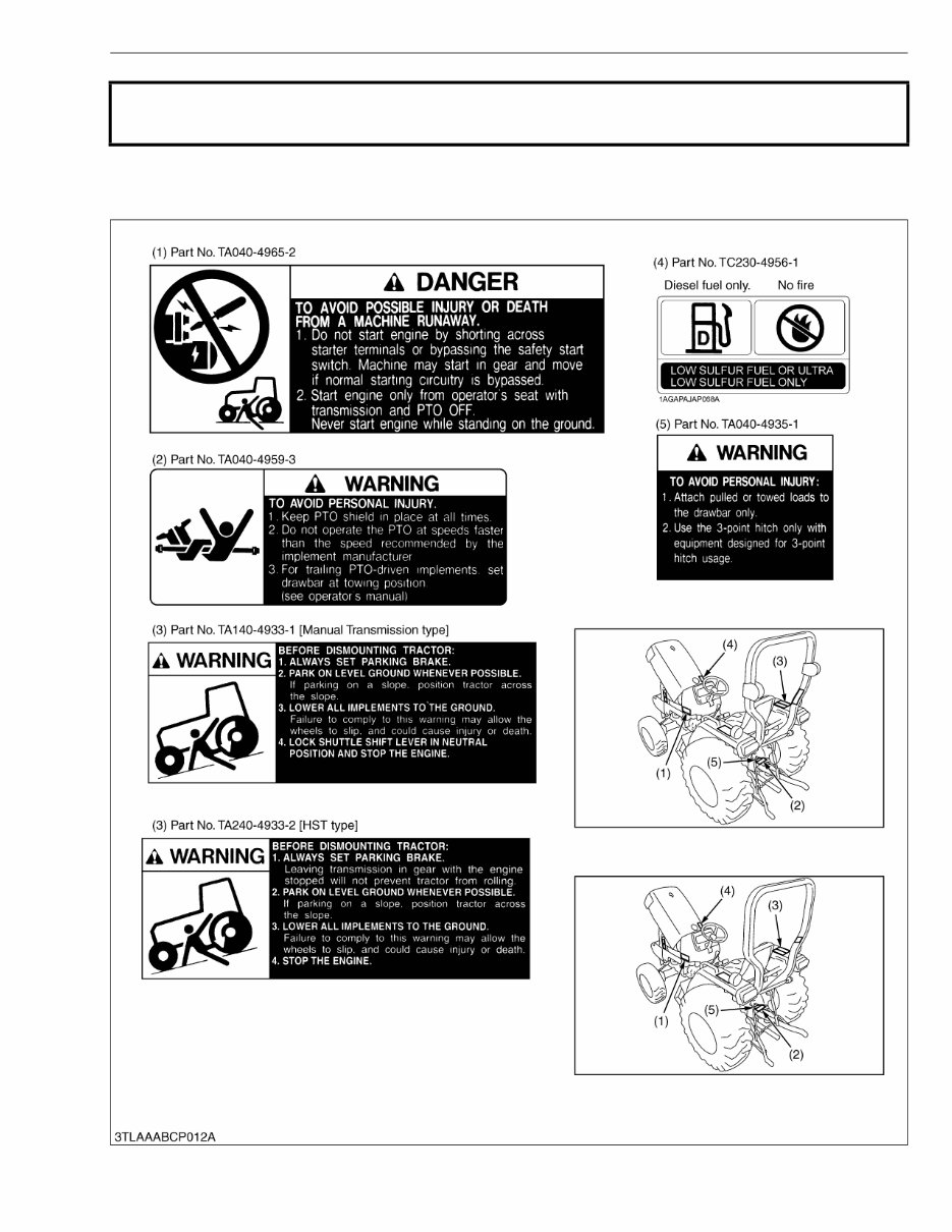Kubota L3400HST Factory Service & Work Shop Manual preview img 7