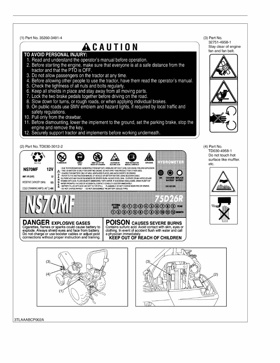 Kubota L3400HST Factory Service & Work Shop Manual preview img 8