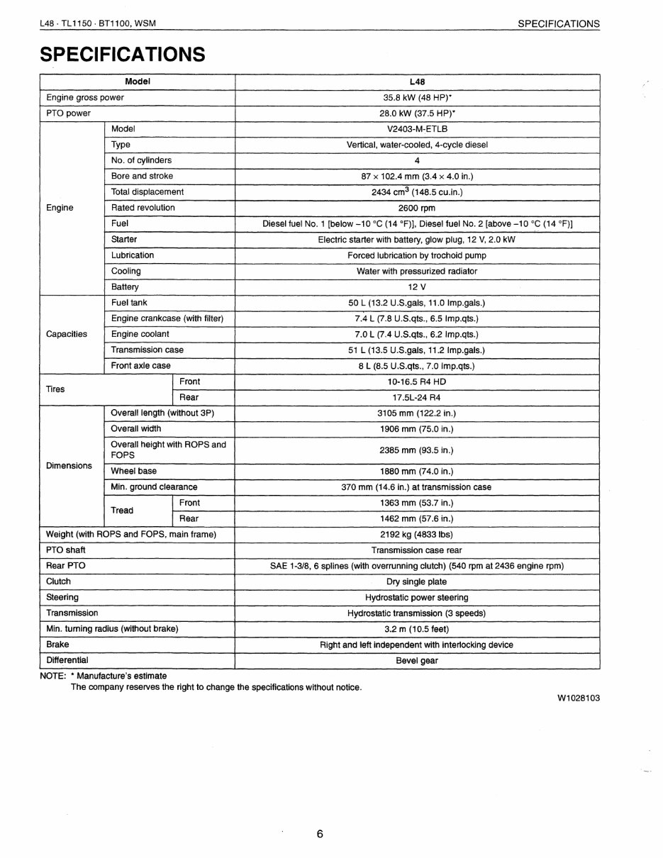 Kubota L48 Service & Repair Manual preview img 10