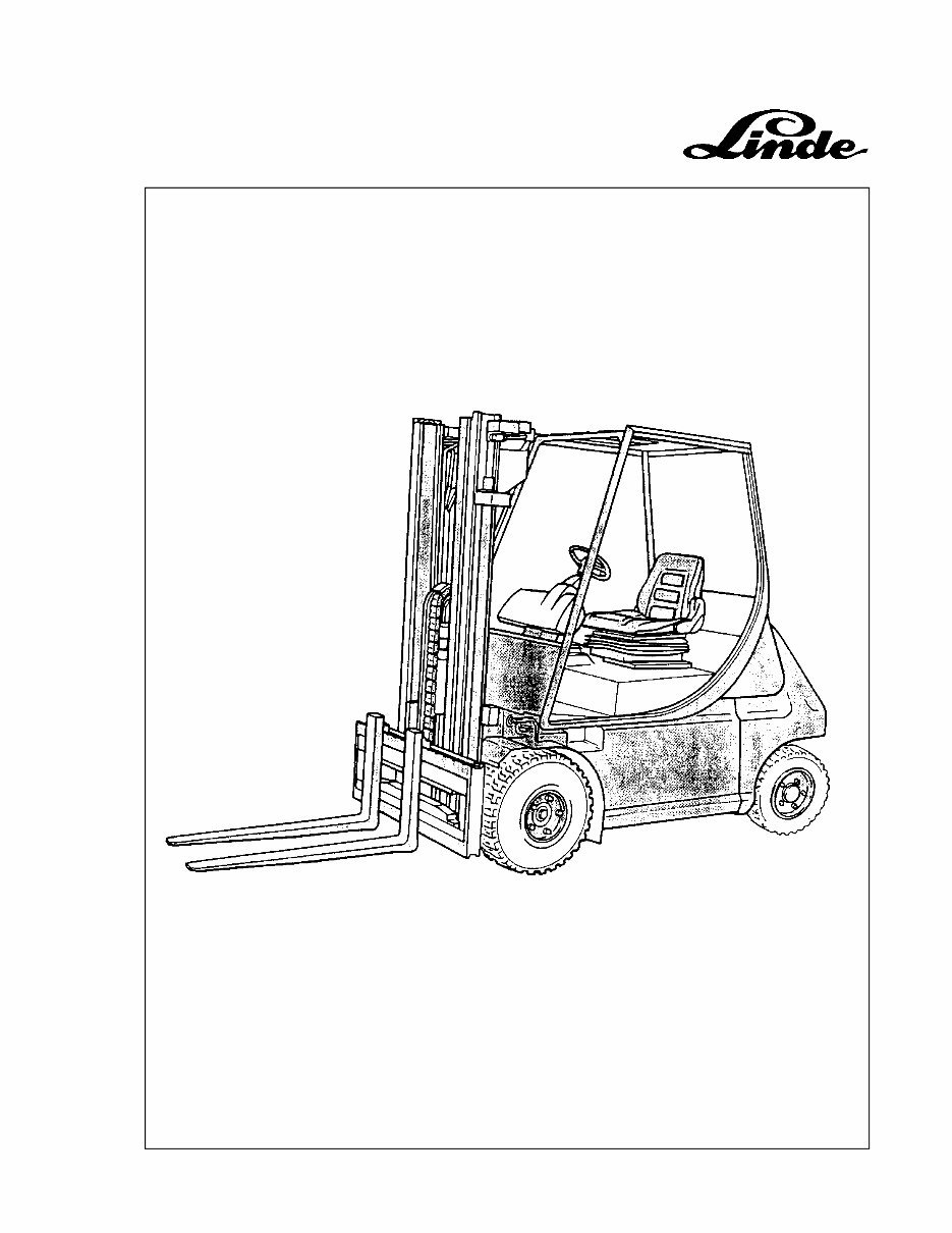 Linde Electric Fork Truck 335 series: E14, E16, E16C, E18 Service Training Manual preview img 1