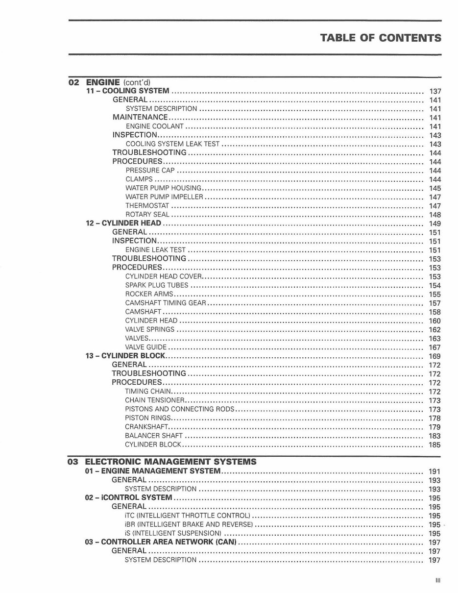 2012-2013 Sea-Doo GTS, GTI, GTR, RXP, RXT, GTX, WAKE Series 4-TEC Personal Watercrafts OEM Service & Repair Manual preview img 5